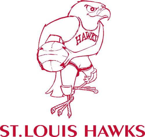 Logo for the 1956-57 St. Louis Hawks