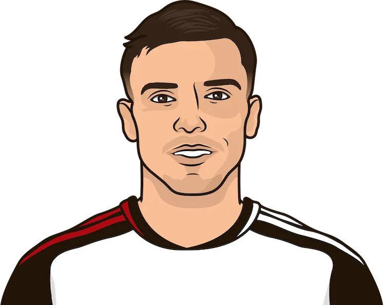 Illustration of João Palhinha wearing the Fulham uniform