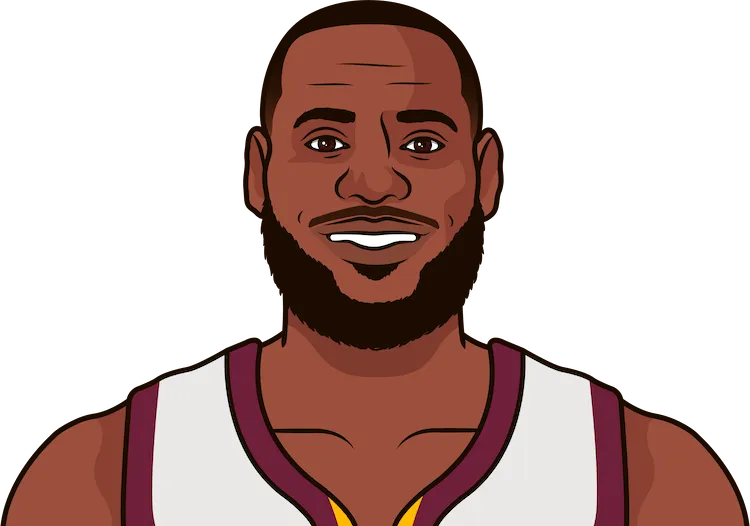 lebron james stats in the 2016 playoffs