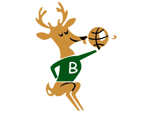 Logo for the 1976-77 Milwaukee Bucks