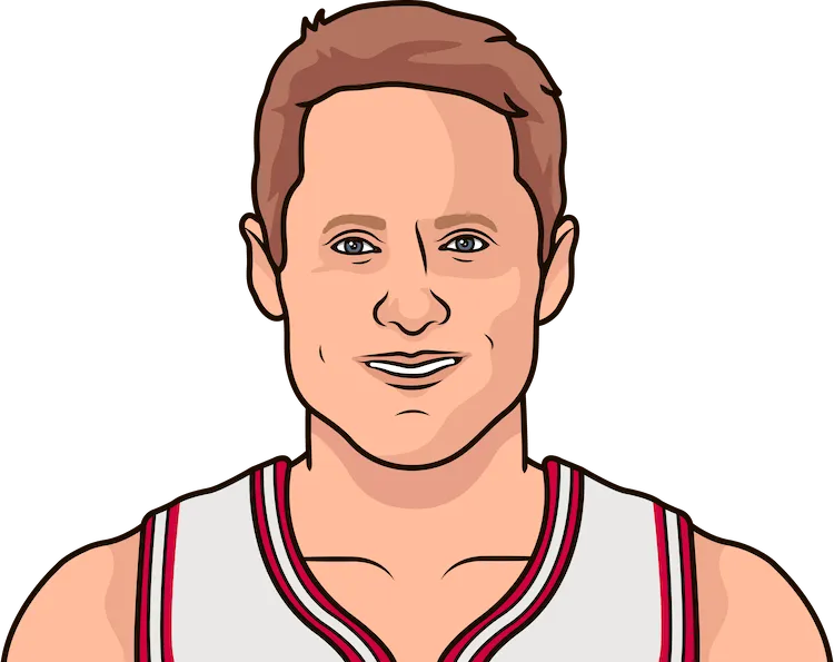 Illustration of Steve Kerr wearing the Chicago Bulls uniform