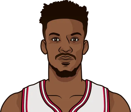 most games with 10 ftm in a season for jimmy butler