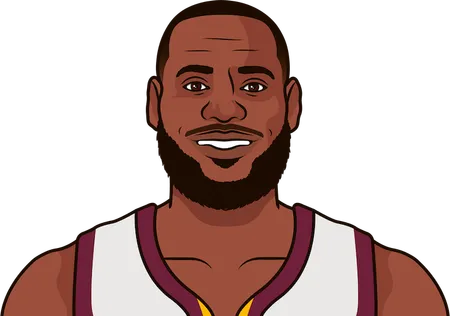 what are the most blocks in a finals game by lebron james