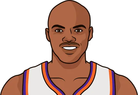 charles barkley stats against the suns
