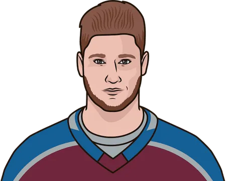 avalanche all-time record without mackinnon