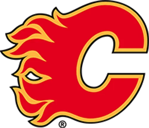 Logo for the 2023-24 Calgary Flames