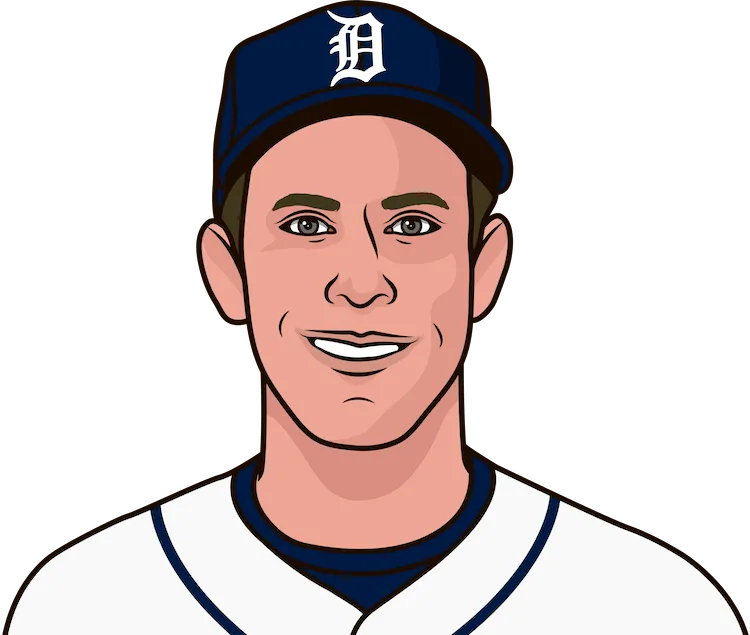 Illustration of Alan Trammell wearing the Detroit Tigers uniform