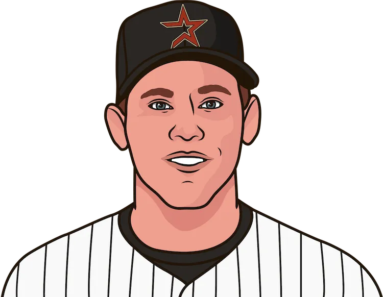 Illustration of Craig Biggio wearing the Houston Astros uniform