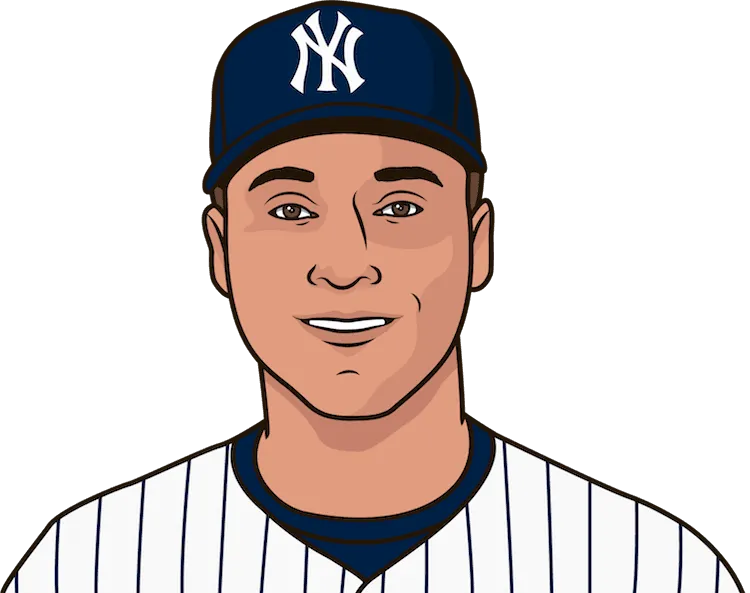 Illustration of Derek Jeter wearing the New York Yankees uniform