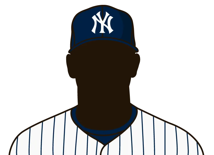 Illustrated silhouette of a player wearing the New York Highlanders uniform