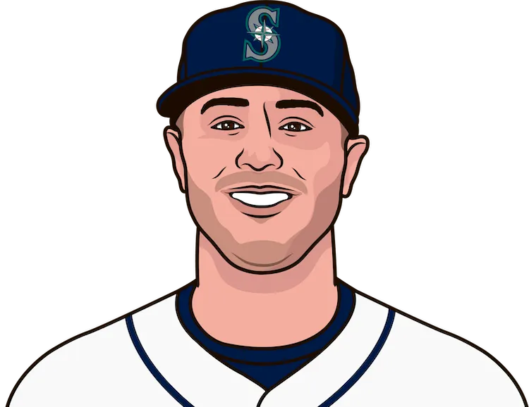 Illustration of Ty France wearing the Seattle Mariners uniform