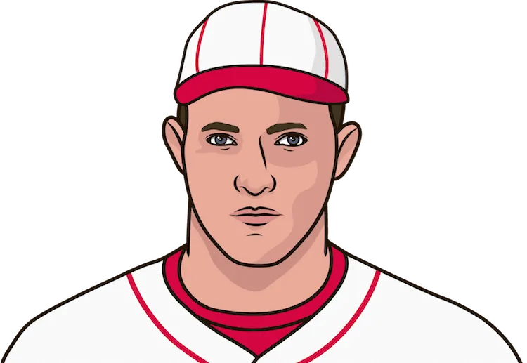 Illustration of Rogers Hornsby wearing the St. Louis Cardinals uniform