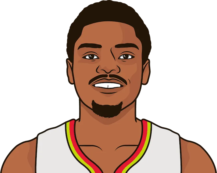 kent bazemore most blocks in a playoff game