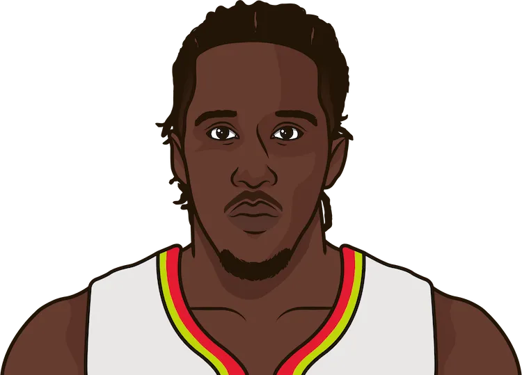 taurean prince most assists in a playoff game