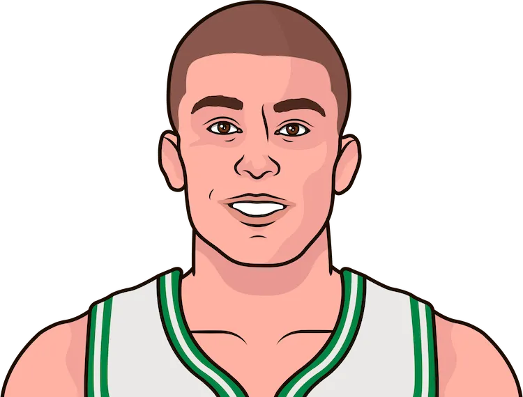 Illustration of Payton Pritchard wearing the Boston Celtics uniform