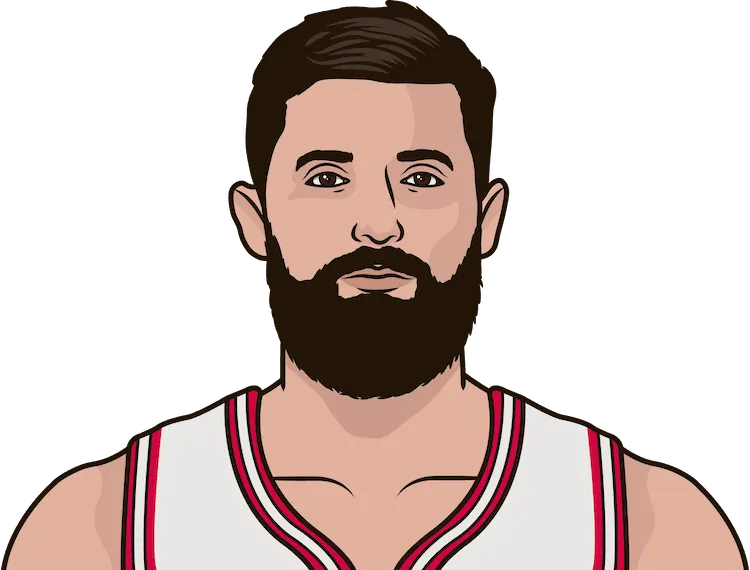 Illustration of Nikola Mirotic wearing the Chicago Bulls uniform
