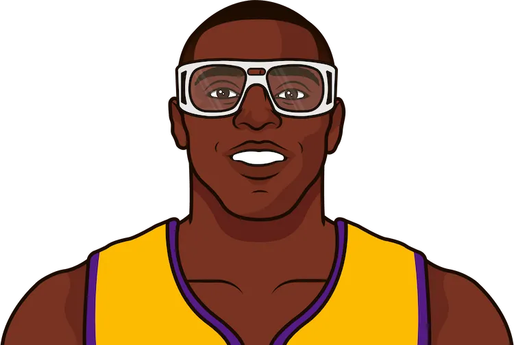 horace grant stats with the lakers