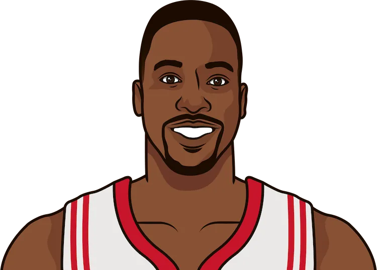 dwight howard stats in the 2015 playoffs