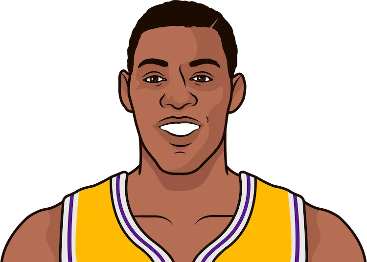 Illustration of Elgin Baylor wearing the Los Angeles Lakers uniform