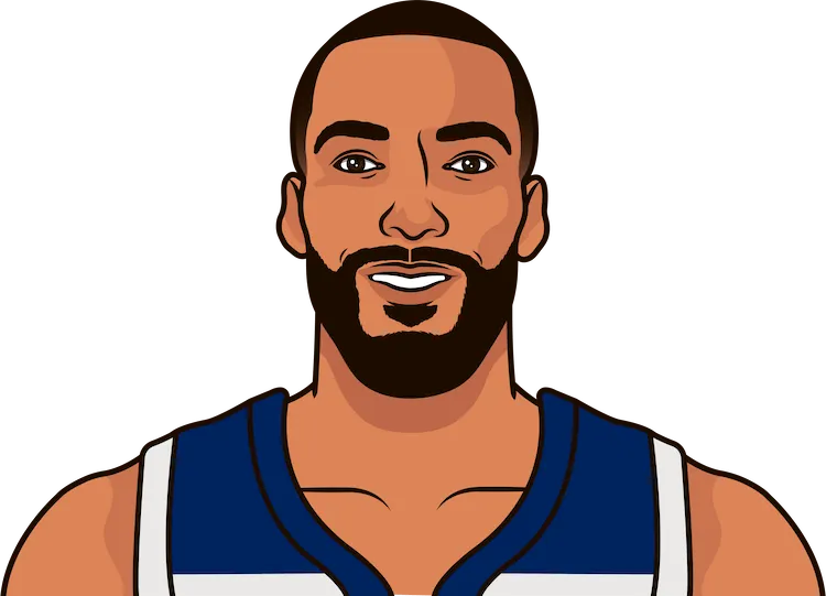 double double gobert in playoff career