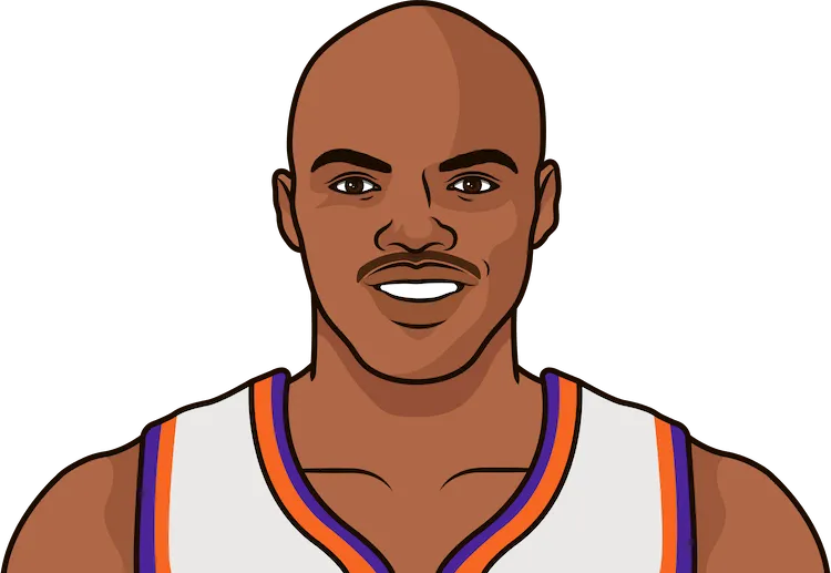 charles barkley most points + rebounds + assists in 1992-93