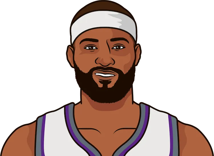 demarcus cousins stats with the kings