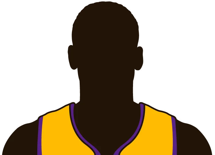 Illustration of Devean George wearing the Los Angeles Lakers uniform
