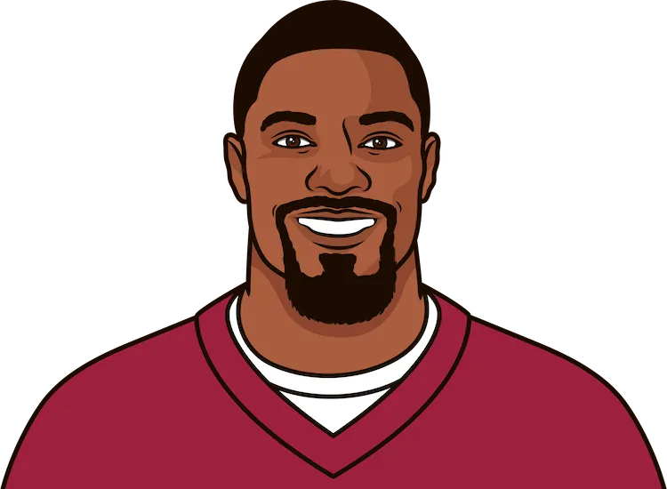 david johnson rush att by game with the cardinals