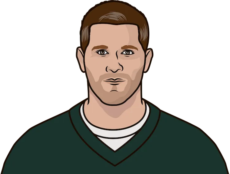 Illustration of Brett Favre wearing the Green Bay Packers uniform