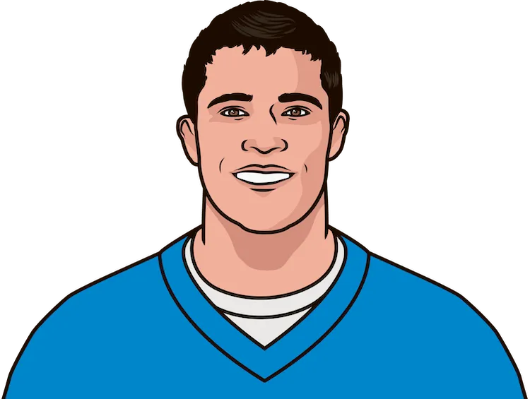 Illustration of Luke Kuechly wearing the Carolina Panthers uniform