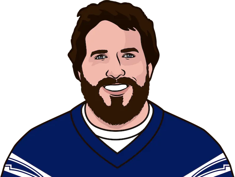 Illustration of Dan Fouts wearing the San Diego Chargers uniform