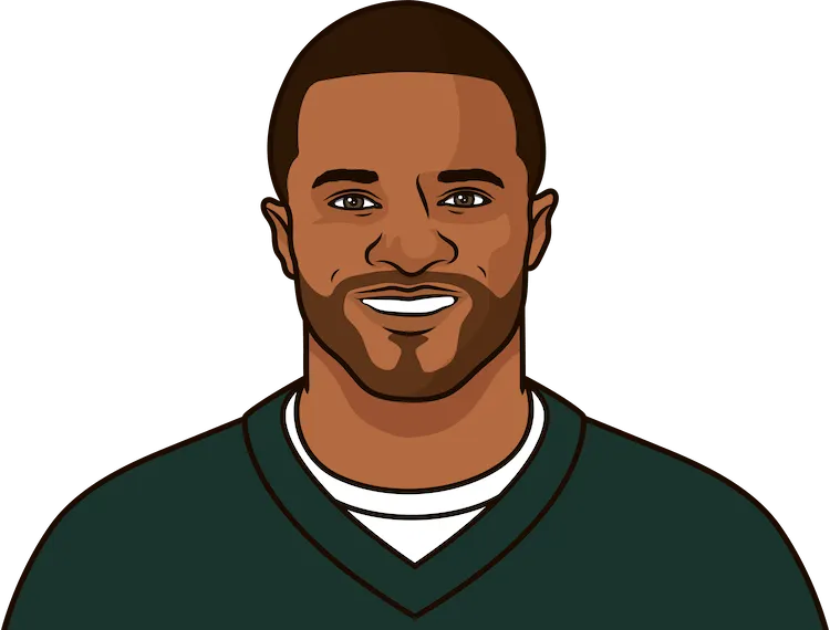 Illustration of Randall Cobb wearing the Green Bay Packers uniform