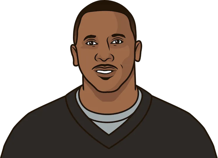 Illustration of Tim Brown wearing the Oakland Raiders uniform
