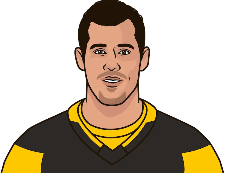 Illustration of Evgeni Malkin wearing the Pittsburgh Penguins uniform