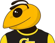 Illustration of Jon Mitchell wearing the Georgia Tech Yellow Jackets uniform