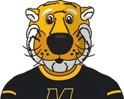 Illustration of Sione Laulea wearing the Missouri Tigers uniform