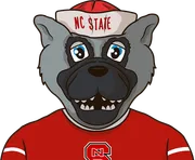 Illustration of Jake Mann wearing the NC State Wolfpack uniform