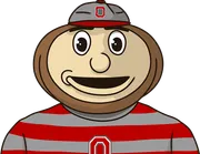 Illustration of Maxence LeBlanc wearing the Ohio State Buckeyes uniform