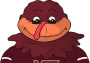 Illustration of Matt Henderson wearing the Virginia Tech Hokies uniform