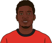 ismaïla sarr stats vs saint-étienne