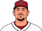 Illustration of Ildemaro Vargas wearing the Arizona Diamondbacks uniform