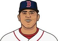 Illustration of Ranger Suárez wearing the Boston Red Sox uniform