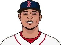 Illustration of Willson Contreras wearing the Boston Red Sox uniform