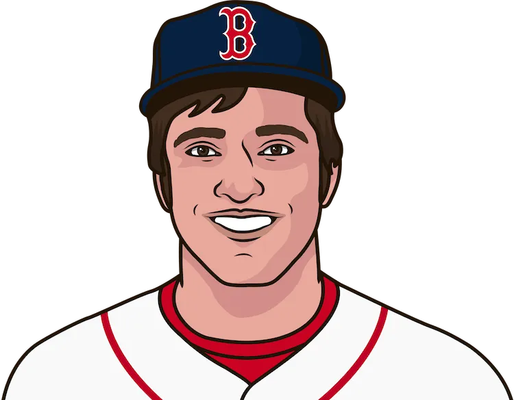 Illustration of Carl Yastrzemski wearing the Boston Red Sox uniform