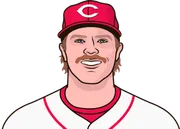 Illustration of Andrew Abbott wearing the Cincinnati Reds uniform