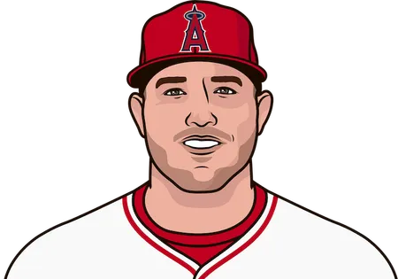 mike trout hit chart 2016