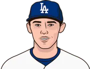 Illustration of Roki Sasaki wearing the Los Angeles Dodgers uniform