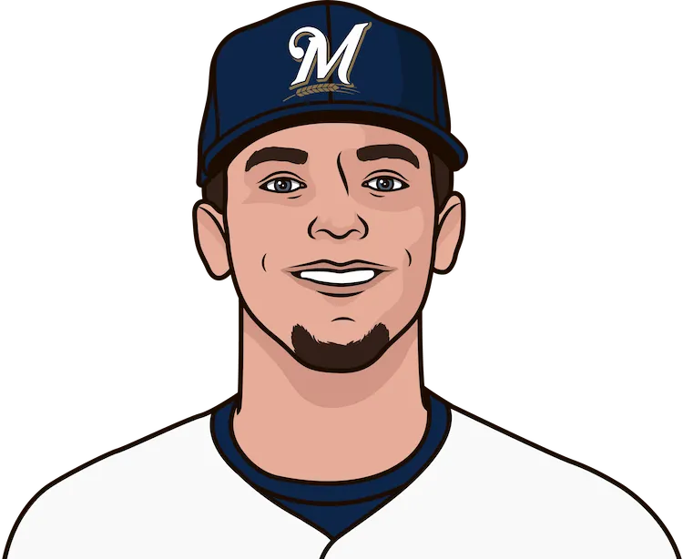 Illustration of Scooter Gennett wearing the Milwaukee Brewers uniform