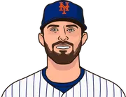 Illustration of Clay Holmes wearing the New York Mets uniform