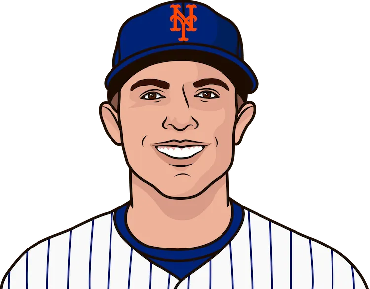 Illustration of David Wright wearing the New York Mets uniform
